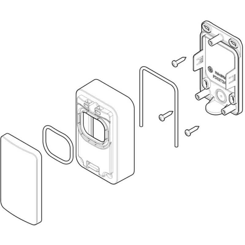 SPCG011300 Groupe plastique Paire de photocellules epm epmb Pièce de rechange d'origine Nice SPCG011300