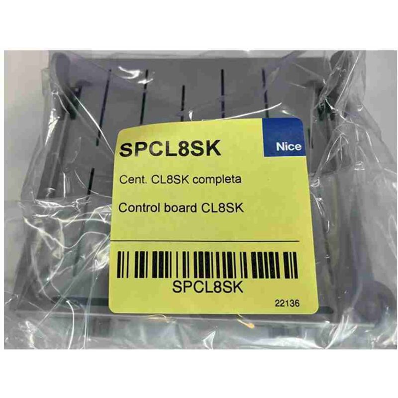 Panneau de commande SPCL8SK 2 portes CL8SK Mhouse Pièce de rechange Nice SPCL8SK