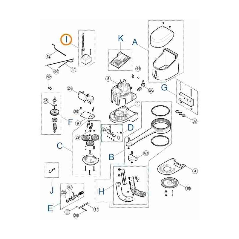 SPEG066A00 Groupe transformateur 24v hyke 7024 HK7024 7024HS Pièce de rechange Nice SPEG066A00
