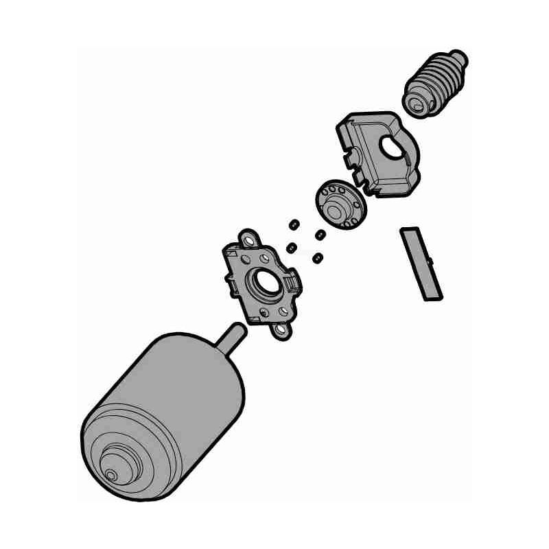 SPMTG10000 Moteur électrique toona 24V hs TO5024HS Version hs Pièce de rechange Nice SPMTG10000
