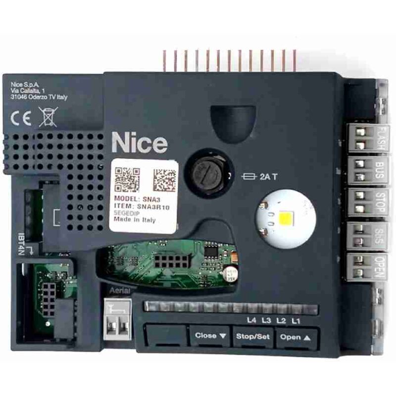 Carte de contrôle centrale SPSNA3R10 spin Spin3X Pièce de rechange Nice SPSNA3R10 SNA3