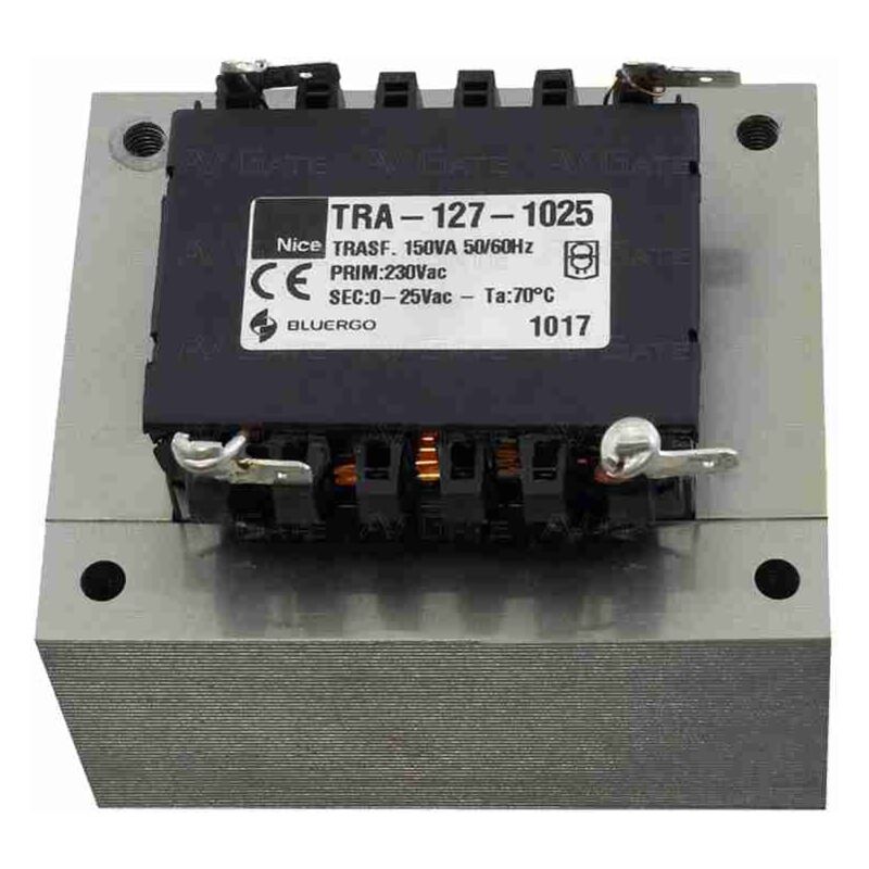 Nice - TRA127.1025 Transformateur 230V 25V 150Va robus 600 RB600 Pièce de rechange d'origine TRA127.1025