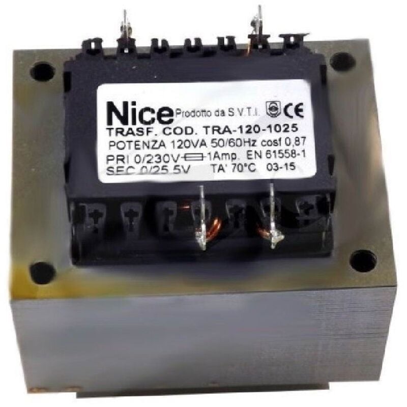 SPEG070A00 Groupe transformateur robus 400 RB400 230V 24V Pièce de rechange d'origine Nice SPEG070A00