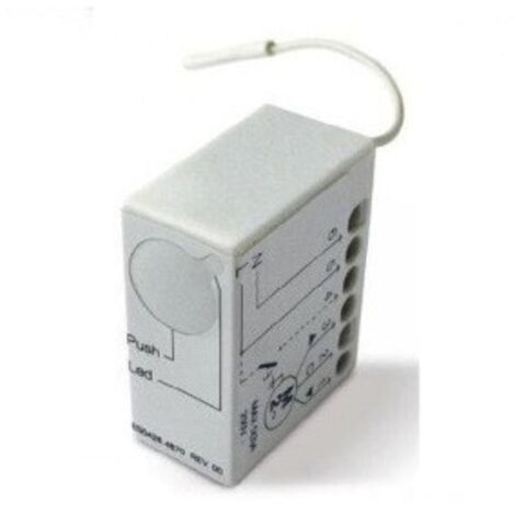 Nice – Récepteur radio 433.92 MHz 230V pour motorisation de volets roulants – Puissance 500W – Installation facile entre alimentation et moteur