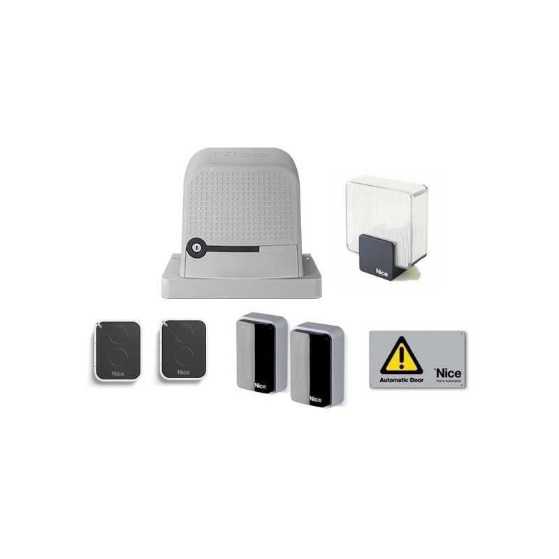 Kit Automazione Per Cancelli Scorrevoli 600KG 230V Nice robo kit 600 RO600KCE