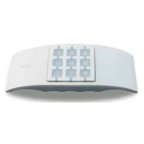 Nice – Support de télécommande Ondo – Support mural, portable et à poser – Plastique blanc antisalissure – Fixation magnétique simple