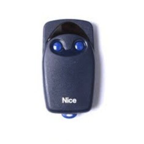 Nice – Télécommande 433,92 MHz pour motorisations – Émetteur 12V – Dimensions 41 x 98 x 25 mm – Compatible FLOX, FLOXI, FLO2 – FLO2