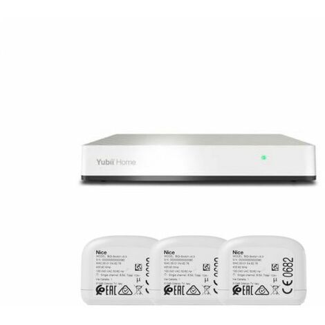 NICE YUBII ENERGY KIT Gateway + 3 BiDi-Switch - YUBIIENERGYKIT