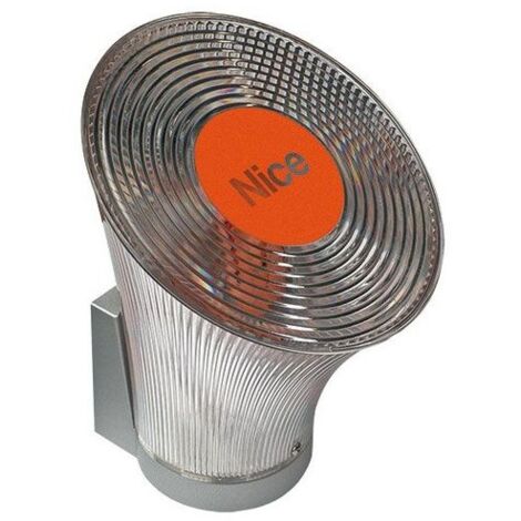 Nicehome – Feu clignotant LED avec antenne intégrée – Indice de protection IP45 – Alimentation secteur – Compatible motorisations Nice Home - FL200