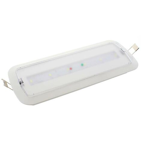 NICELUX Lampe de secours à LED, permanente / non permanente,