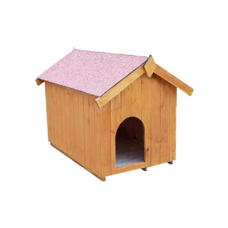 Foresta - Habrita Niche à chien bi-pente pour petits chiens 0,77m2 toit bitumé