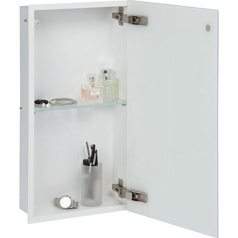 Niche à encastrer avec porte  niche: 150 mm - couleur porte niche: Blanche
