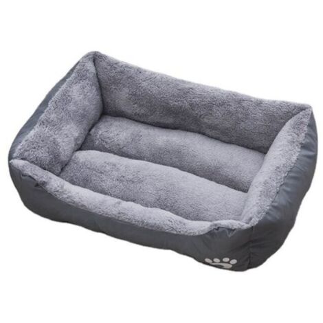 Niche carrée pour Animaux de Compagnie pour Petits, Moyens et grands Chiens, Chats, Chiots, paniers pour Chiens de Grande Taille, lit pour grands Chiens, Maison Chaude, Couleur Bonbon,70×55cm