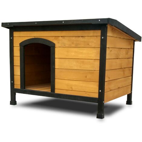 Niche Chien bois pin haute qualite CARLO 225 L 104 x 70x 66 cm