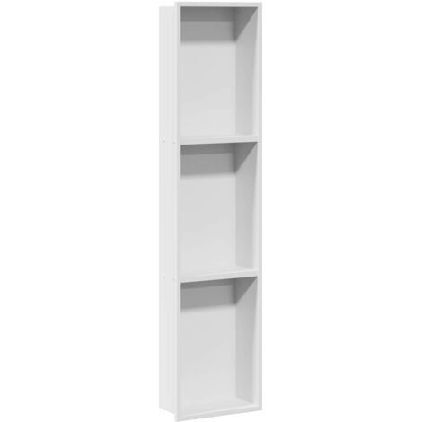 Niche de Douche Blanc 90 x 20 x 9.5 cm Acier inoxydable CFW716779