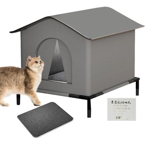 Niche d'extérieur pour chat Résistante aux intempéries
