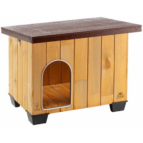 Ferplast Baita Niche Pour Chiens En Bois De Pin Nordique 5