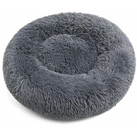 Niche et igloo pour chat Coussin de lit pour chat auto-chauffant avec fond antidérapant doux hiver lavable tapis de lit pour chat pour chats d'intérieur chiens - 40cm
