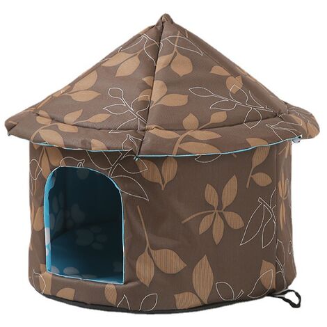 Niche et igloo pour chat pliable pet products pluie et neige-taille 4541cm