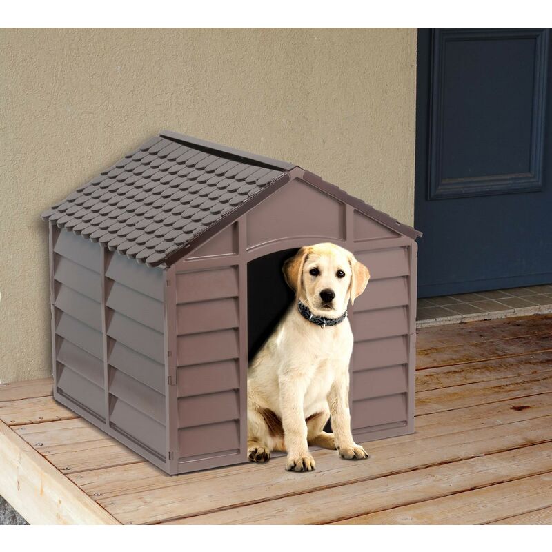 Gardiun - Niche pour chien m 72x71,5x68h Beige Marron