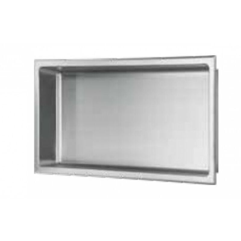 Niche murale à encastrée Inox Brossé - 30x60cm