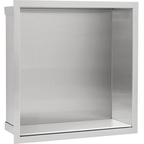Niche murale lxhxp: 324x324x150 mm paroi arrière inox
