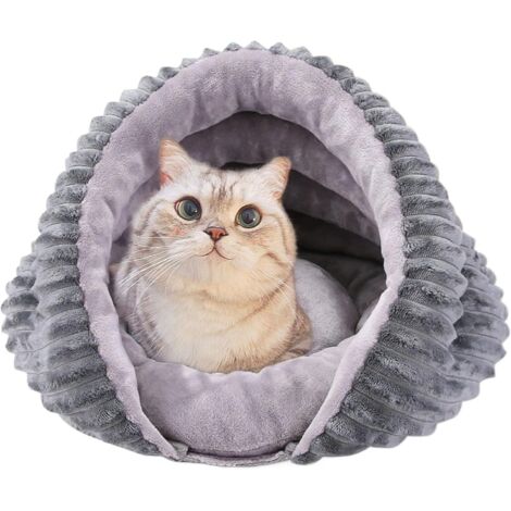 Niche pour Chat Lit intérieur Amovible pour Chat, Tunnel
