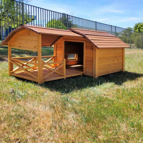 Niche Pour Chien Cheyenne Avec Terrasse