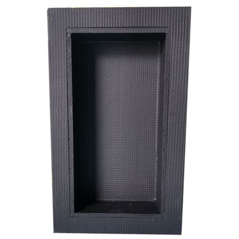 Niche prête à carreler 400 x 200 x 90 mm en XPS – Résistante à l'humidité – Pour hammam et salle de bain – Installation facile – Valstorm