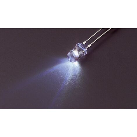 Nichia NSPL515DS LED blanc chaud rond 5 mm 1800 mcd 55 ° 20 mA 3.2 V Q67485