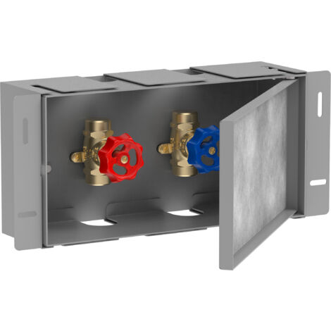 nicho de pared hansgrohe XtraStories Safe, puerta alicatable,