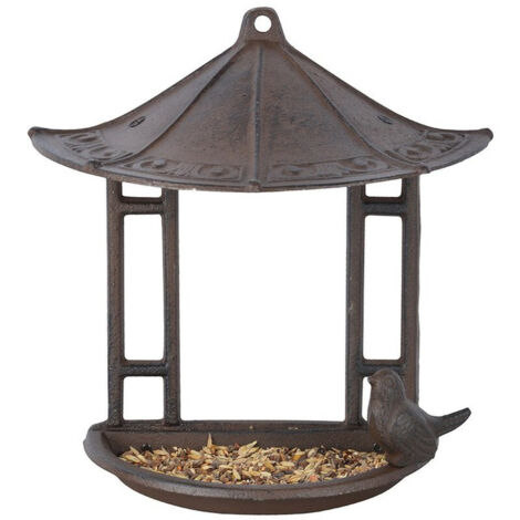 Nichoir à oiseaux en fonte - L 12,3 cm x l 23,6 cm x H 24,4 cm - Livraison gratuite