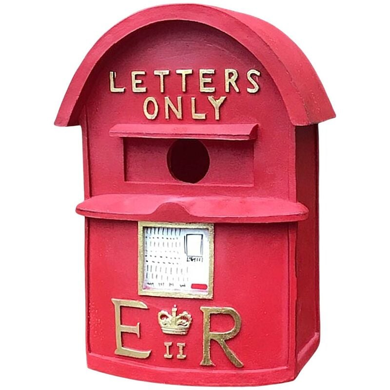 Nichoir boite à lettres britannique rouge