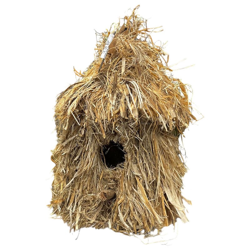 Nichoir oiseaux en paille