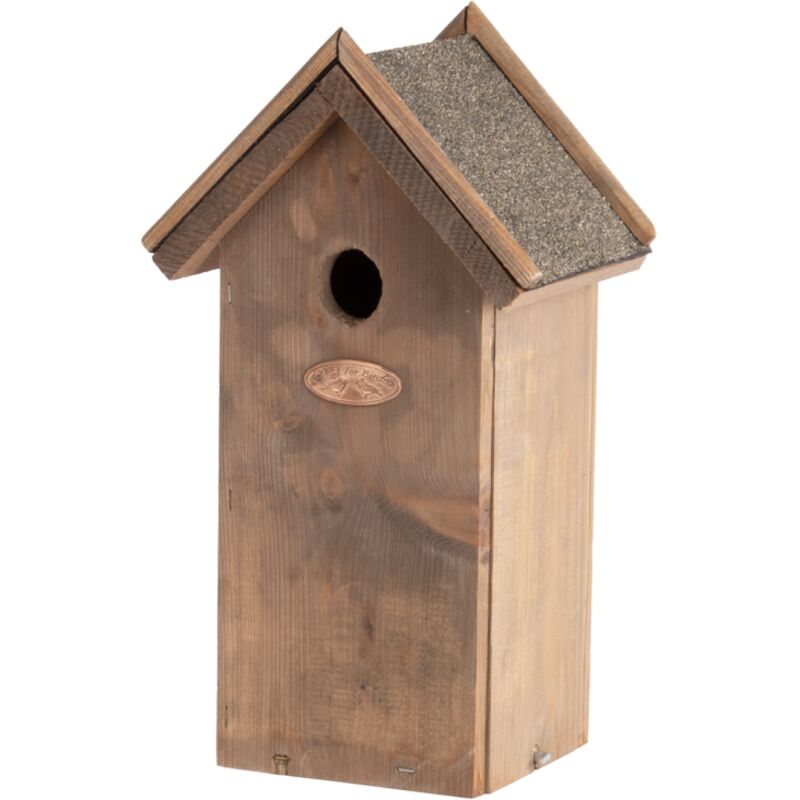 Nichoir pour mésange charbonnière en bois - 13,8 x 18,3 x 31,5 cm - Marron - Livraison gratuite Nichoir pour mésange charbonnière en bois - 13,8 x 18,3 x 31,5 cm - Marron - Livraison gratuite