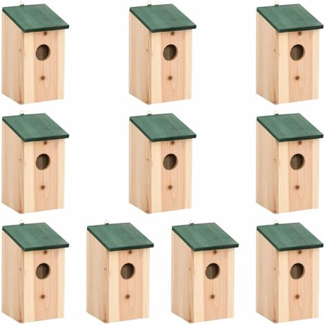 Nichoir Pour Chauves-souris En Bois Naturel | Abri Extérieur à Une Ou Deux étages | Dimensions 24x8,3x9,3 Cm | Protection Biodiversité & Anti-moustiques