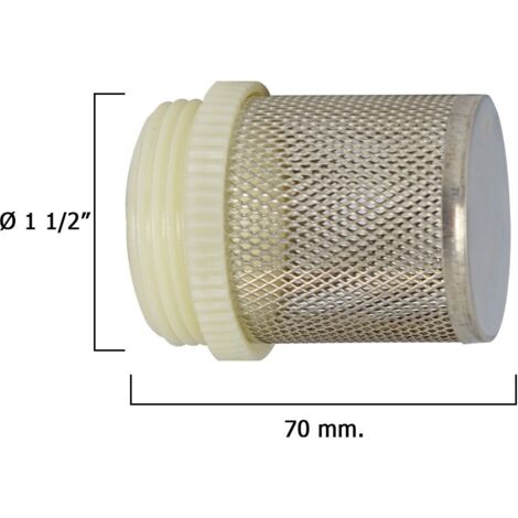 Nicht rostendes Filter für Rückschlagventil   1 1/2"
