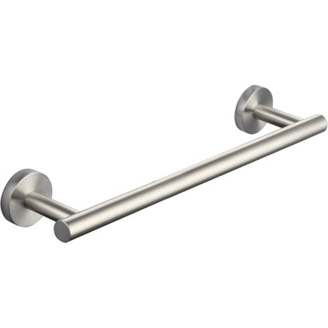 Nickel Brossé Porte Serviette Murale INOX Barre Serviette Salle de Bains 40 CM Z-V-D