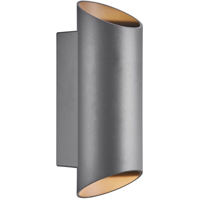 Applique murale NICO Round 22 Aluminium Anthracite, H.23.5 - IP54 - GU10 /Nordlux Extérieur