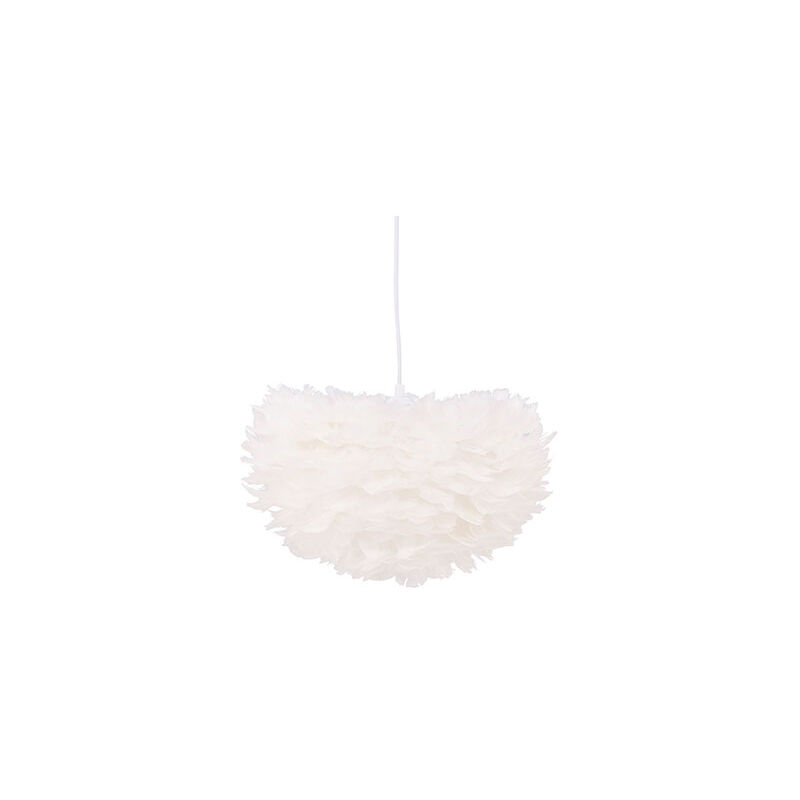 Nicola éclairage lampe pendentif 45x45x25cm blanc.