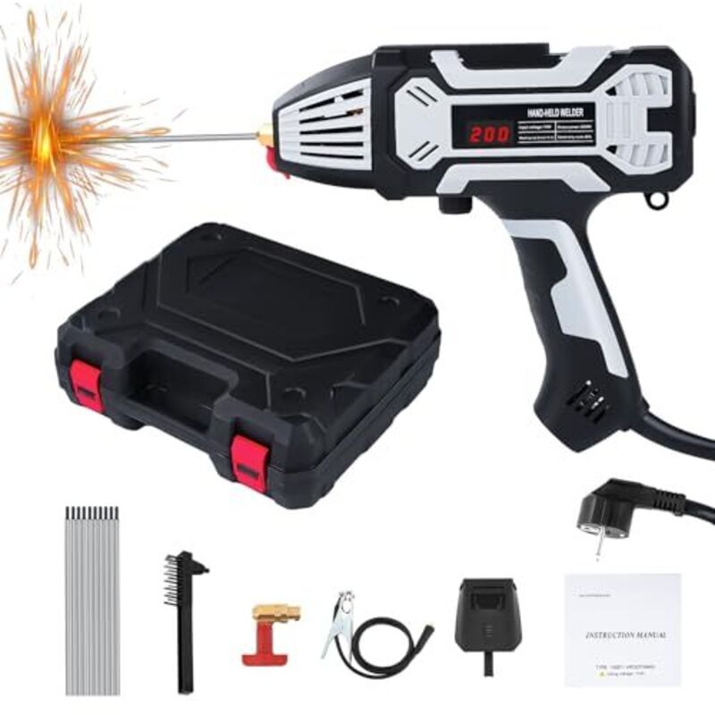 NICOLA Portable Arc Welding Machine, Small Welding Machine, Suitable for Automotive Repair, Overheat Protection, European Standard