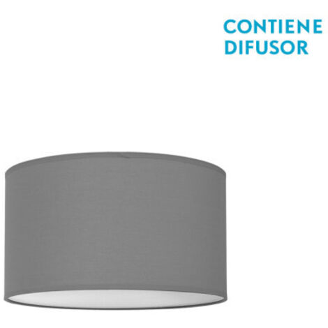 nicole lampada da soffitto grigia 2xe27 (14x30d)