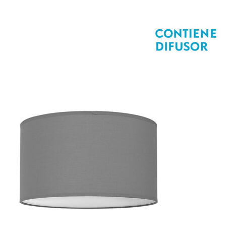 nicole plafonnier gris 2xe27 (14x30d)