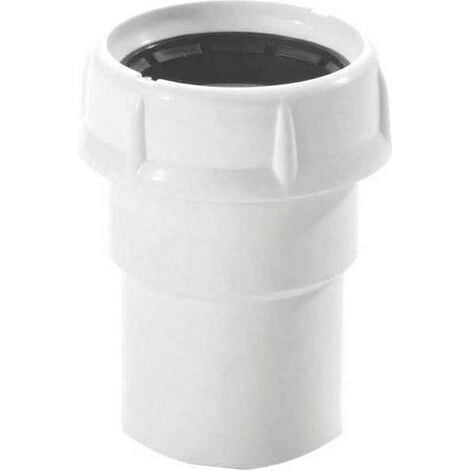 NICOLL 0206009 - Douille ø40 mm à coller avec écrou + 2 joints à lèvres - VIDHOOFLEX