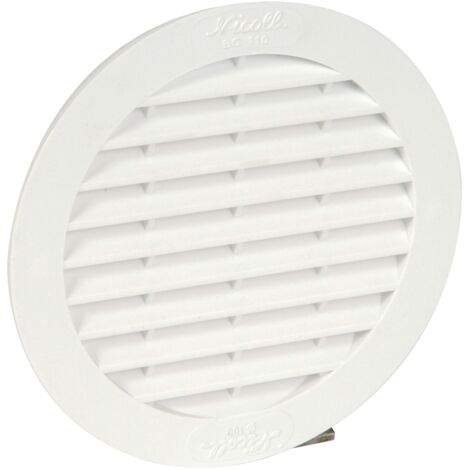 NICOLL 71590 GRILLE RONDE TUYAU 100 MOUST 1BC110 BLANC