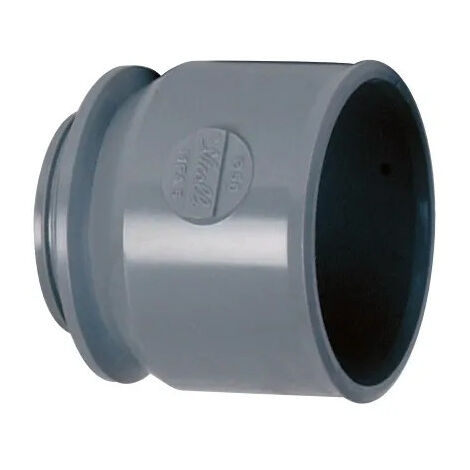 Nicoll – Adaptateur de bouchon 50 – Raccord d'évacuation PVC – Diamètre 50mm – Pour applications plomberie – Matériau PVC