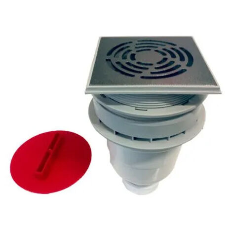 Nicoll – Bonde de douche verticale 90mm – Pour panneau PSE – Évacuation rapide des eaux usées – Installation facile dans douches