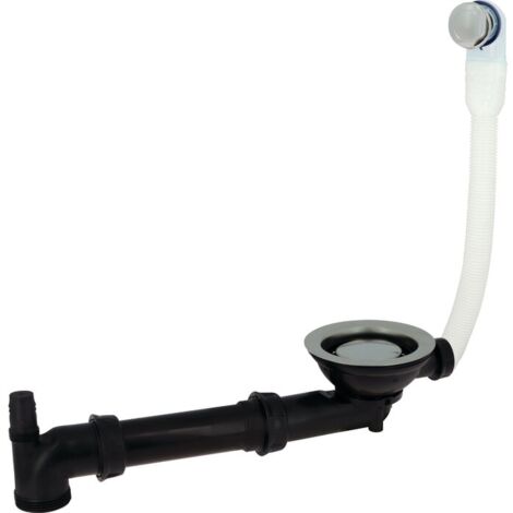 Nicoll – Bonde de lavabo 90mm – Corps en polypropylène recyclé – Design gain de place – Étanchéité normalisée – Pour évier à une cuve - tre90mm