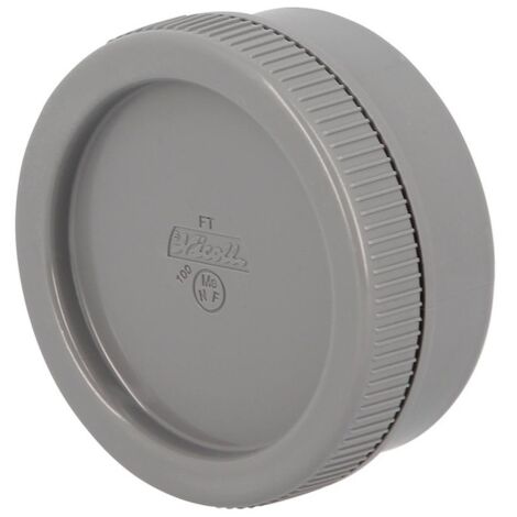 Nicoll – Bouchon PVC dégorgement à coller Ø110mm – Mâle-femelle – Installation facile sans outils – Compatible tubes PVC, PP, PE