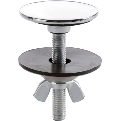 Nicoll – Cache trou inox chromé 44 mm – Finition brillante – Pour recouvrement de perçages – Accessoire salle de bain
